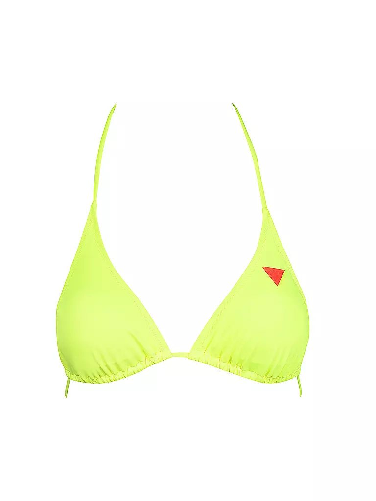 GUESS | Damen Bikinioberteil Triangle Neon | gelb