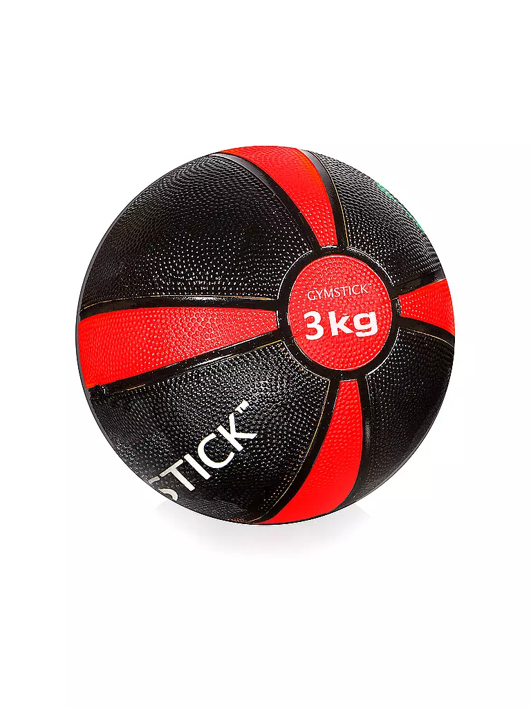 GYMSTICK | Medizinball 3 kg | schwarz