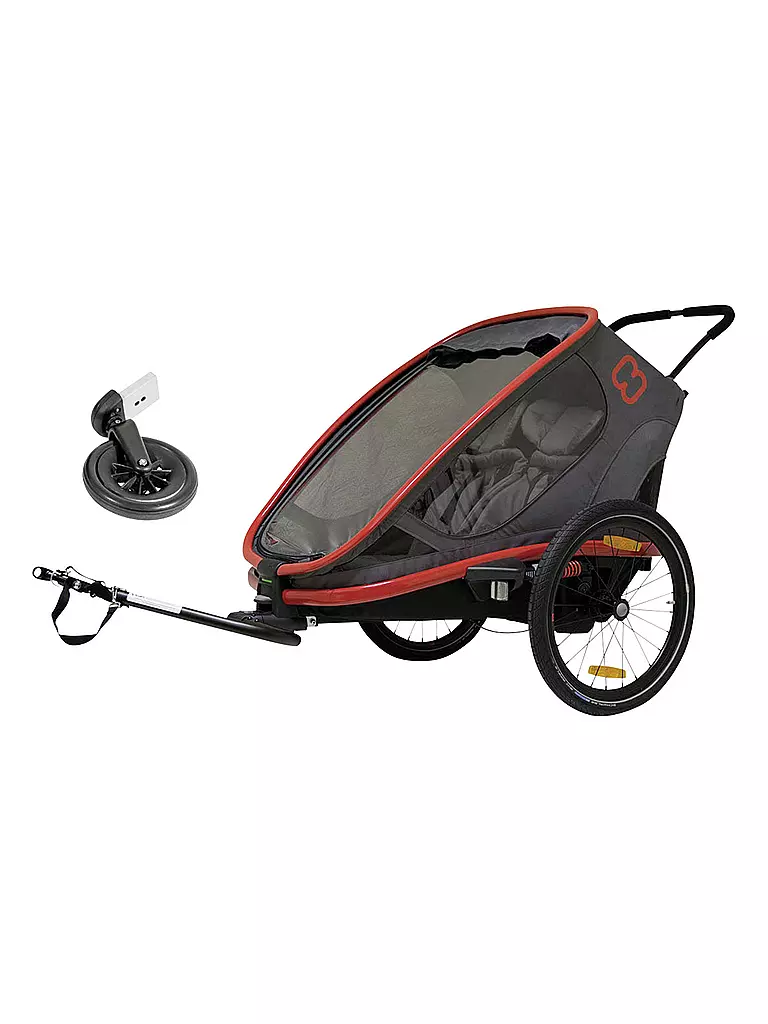 HAMAX | Fahrradanhänger Outback for 2 | grau