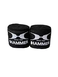 HAMMER | Boxbandage Elastisch 3,5m | Schwarz