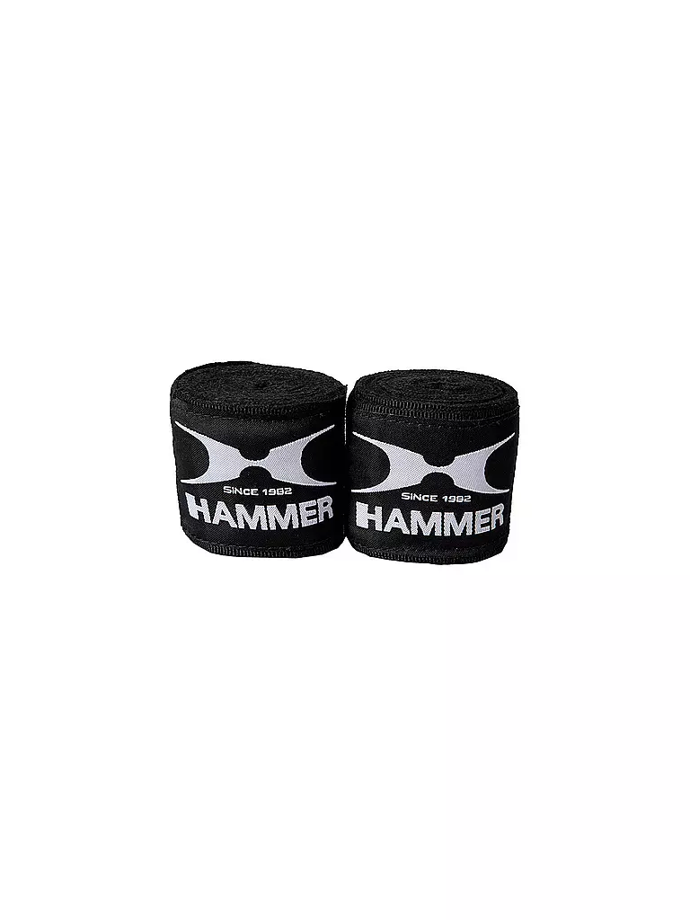 HAMMER | Boxbandage Elastisch 4,5m | schwarz