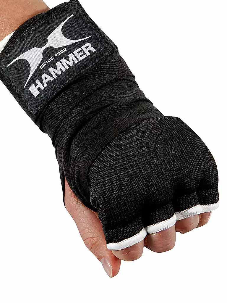 HAMMER | Boxbandagen Easy Fit S-M | schwarz