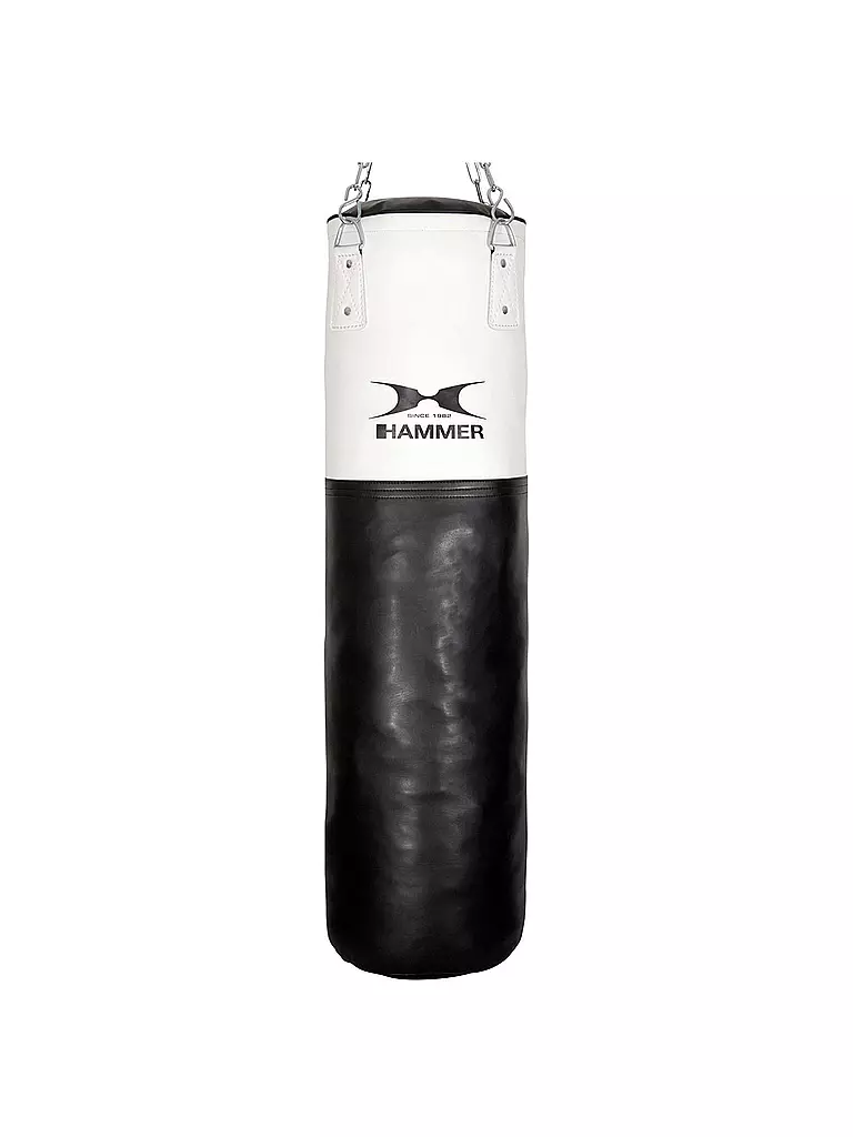 HAMMER | Boxsack Premium White Kick 120cm | schwarz