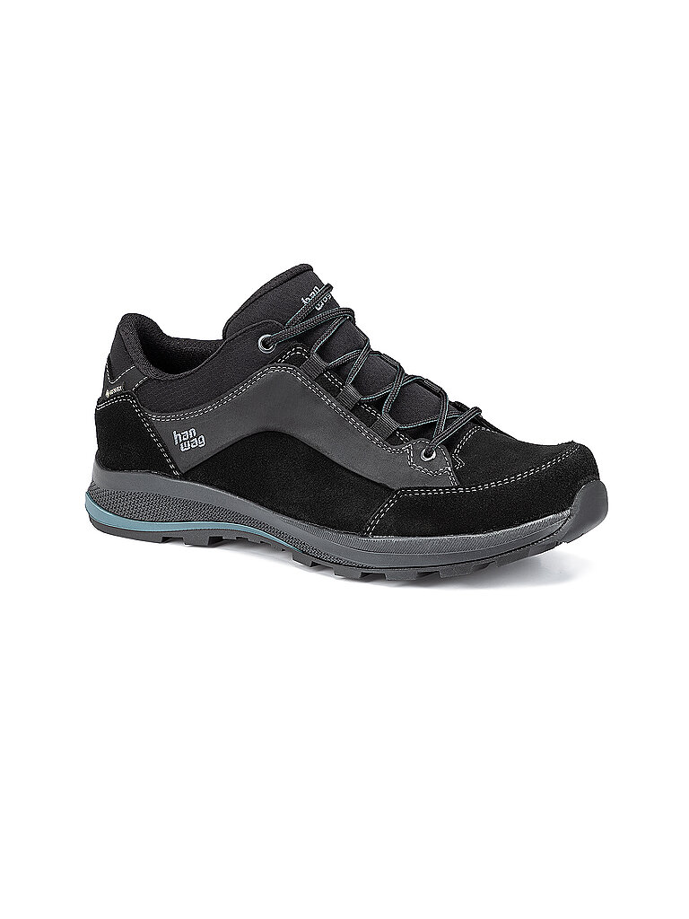 Hanwag HANWAG Herren Wanderschuhe Banks Low Bunion II GTX schwarz | 42 1/2, schwarz