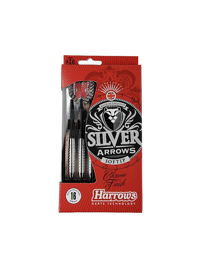 HARROWS Dartpfeil Softip Silver Arrow schwarz | 14G