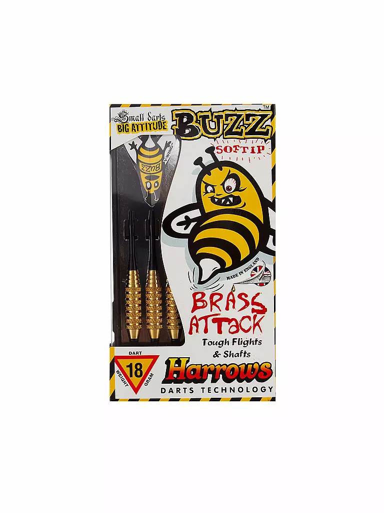 HARROWS | Dartpfeil Softip Buzz Brass | 