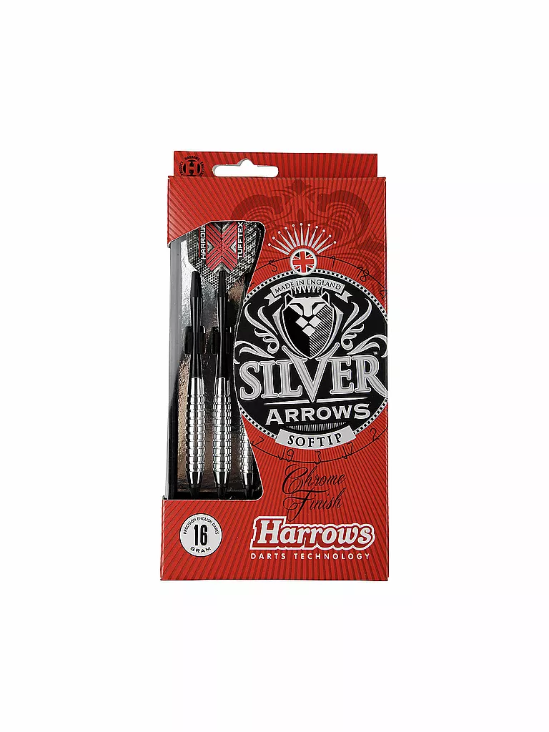 HARROWS | Dartpfeil Softip Silver Arrow | schwarz