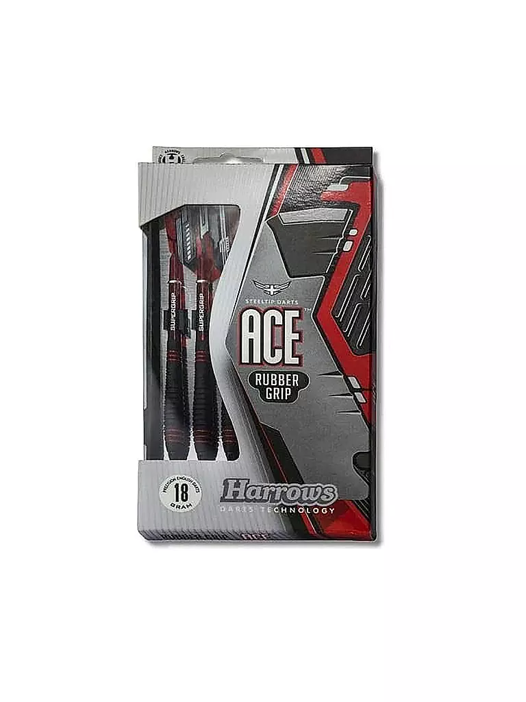 HARROWS | Softdart-Pfeile Ace Rubber Grip | rot