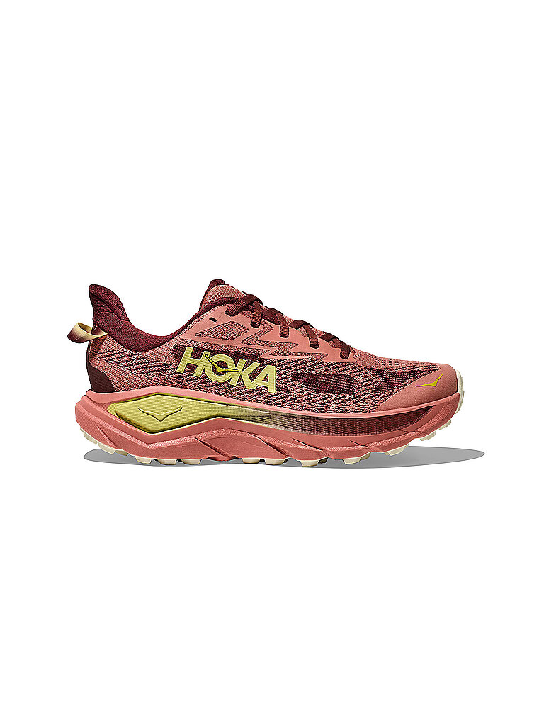 HOKA Damen Traillaufschuhe Challenger 8 CRVL dunkelrot | 38