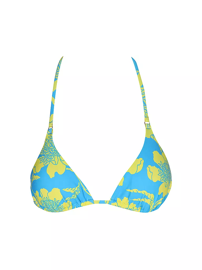 HOT STUFF |  Damen Bikinioberteil Triangel Solid  | türkis