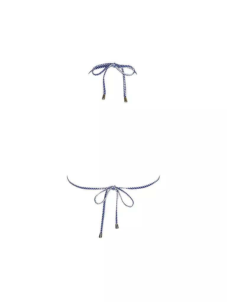 HOT STUFF |  Damen Bikinioberteil Triangel Solid  | blau