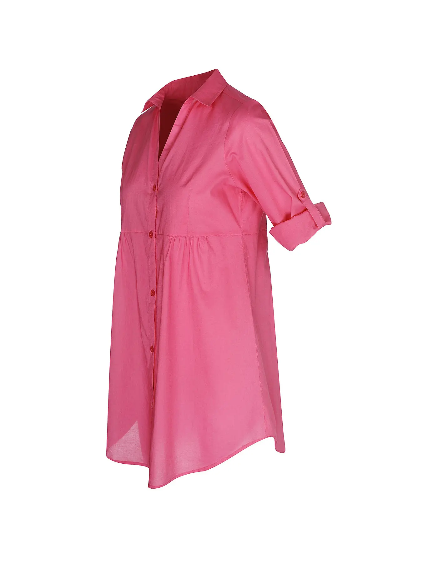 HOT STUFF |  Damen Blusenkleid Marseille  | pink