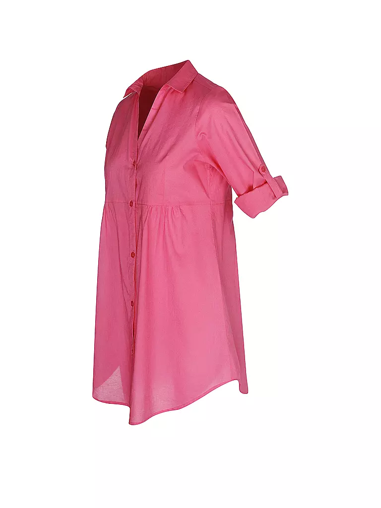 HOT STUFF |  Damen Blusenkleid Marseille  | pink