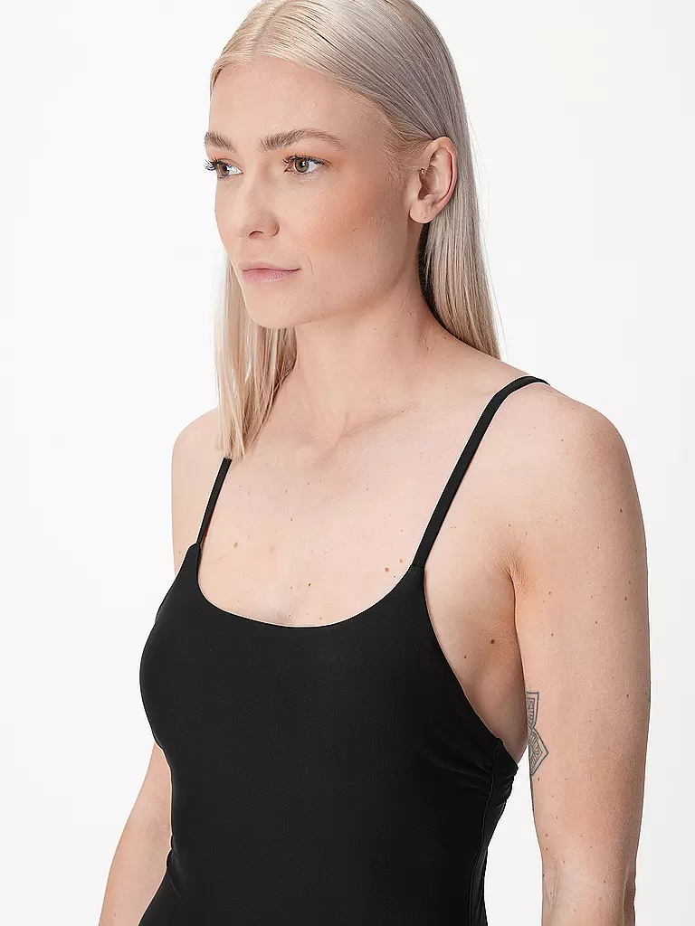 HOT STUFF | Damen Badeanzug Basic | schwarz