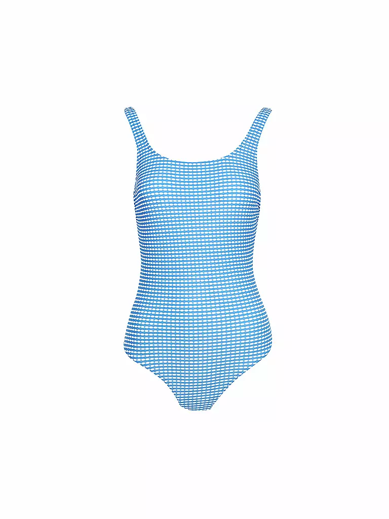 HOT STUFF | Damen Badeanzug Minimal | blau