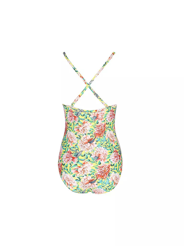 HOT STUFF | Damen Badeanzug Twisted Flower Power | bunt