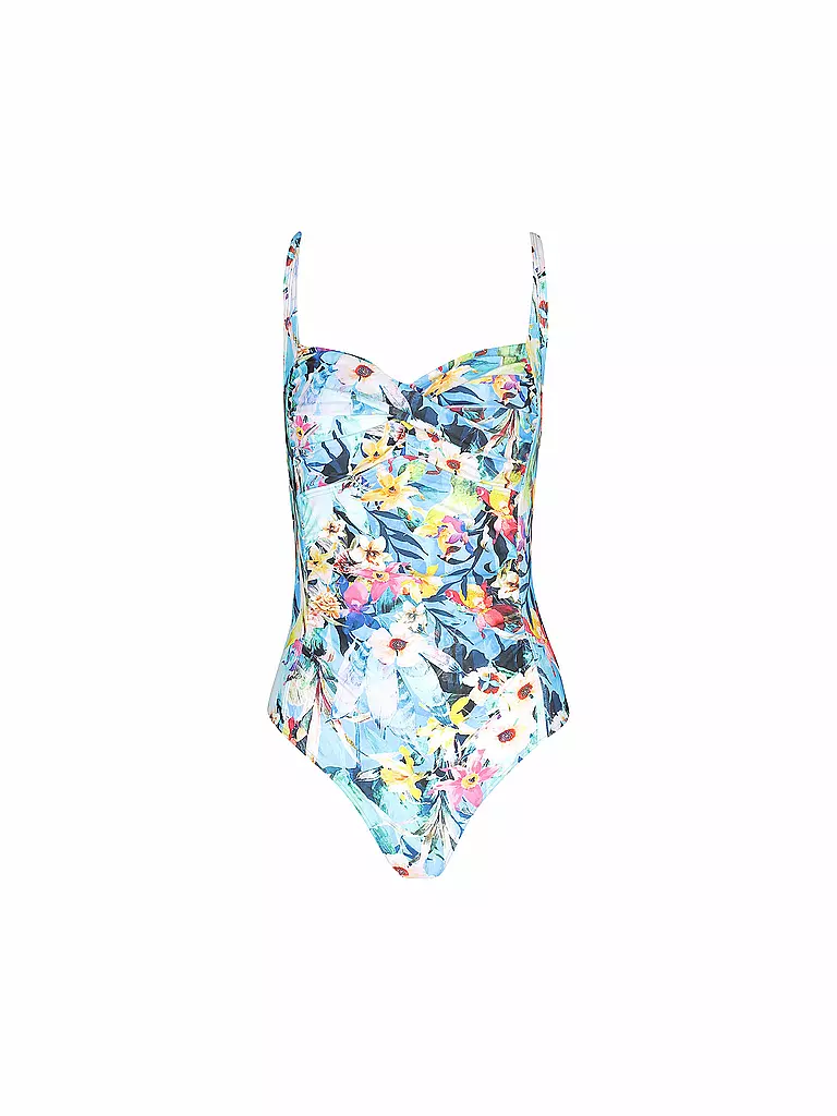 HOT STUFF | Damen Badeanzug Twisted Multi Flower | bunt