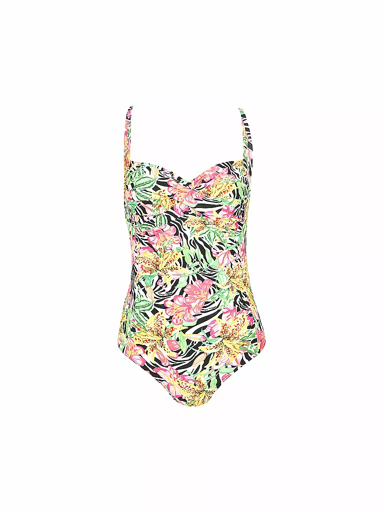 HOT STUFF | Damen Badeanzug Zebra Flower | bunt