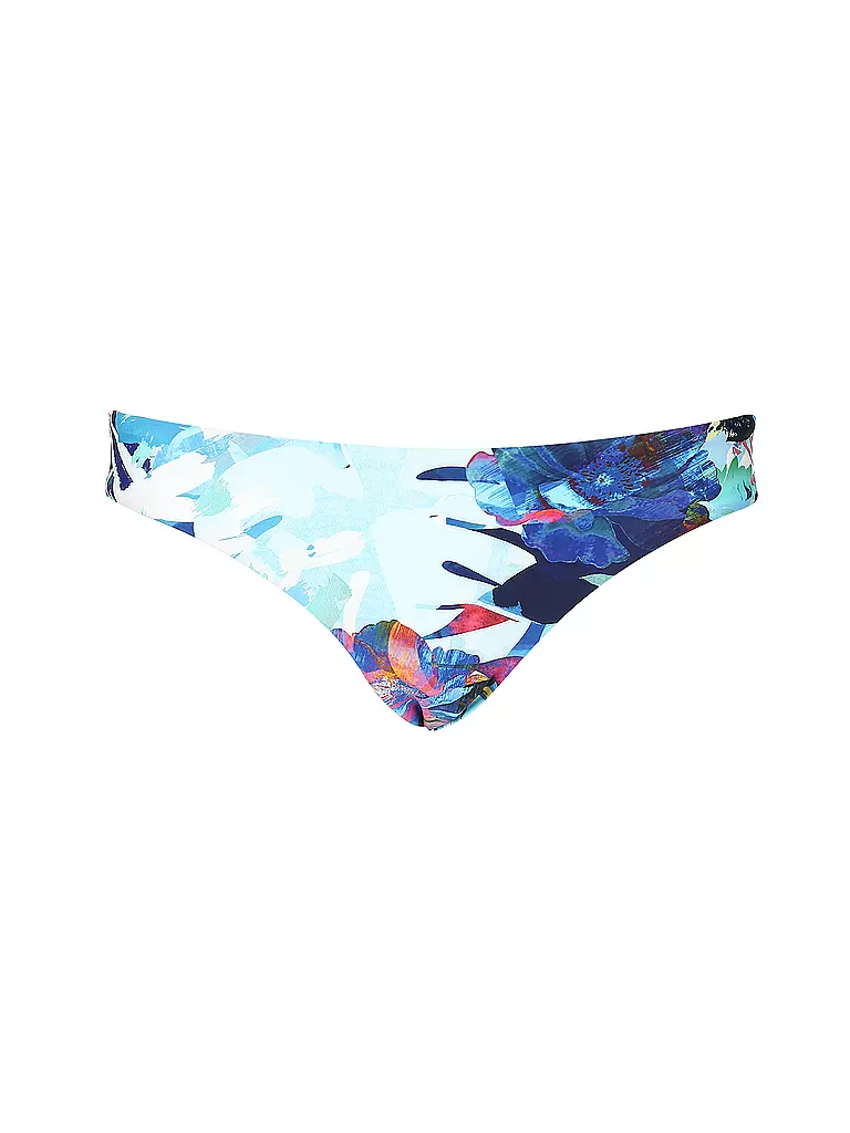 HOT STUFF | Damen Bikinihose Aqua Flower | blau