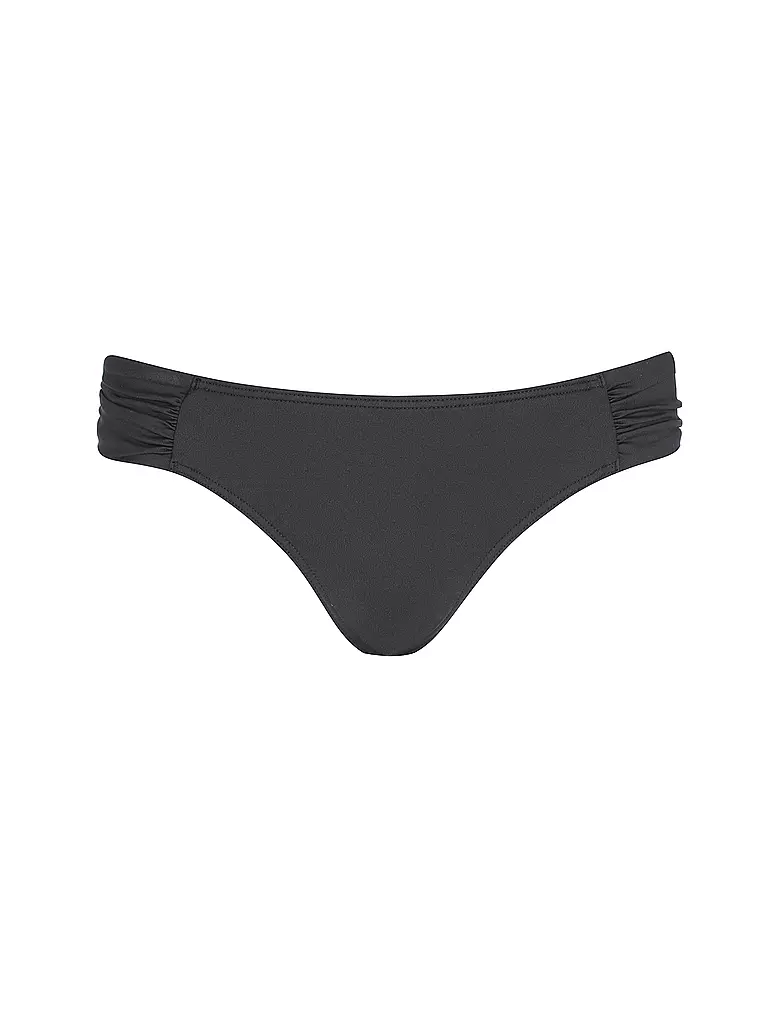 HOT STUFF | Damen Bikinihose Raffung  | schwarz