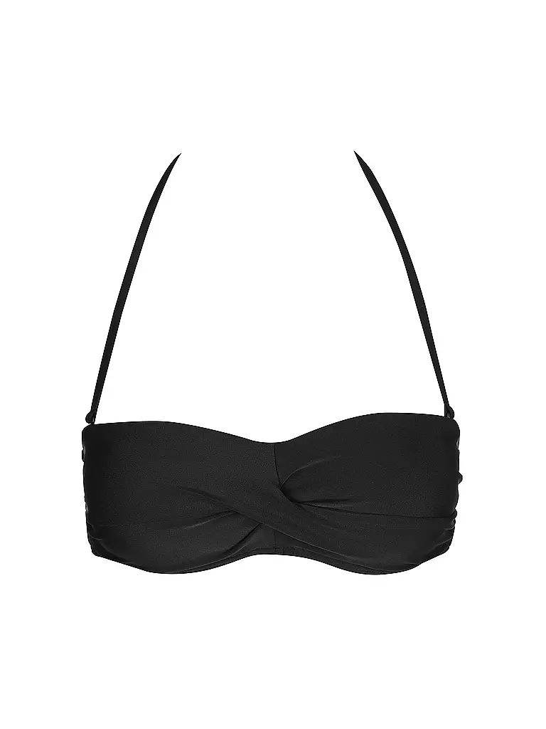 HOT STUFF | Damen Bikinioberteil Bandeau Solids | schwarz