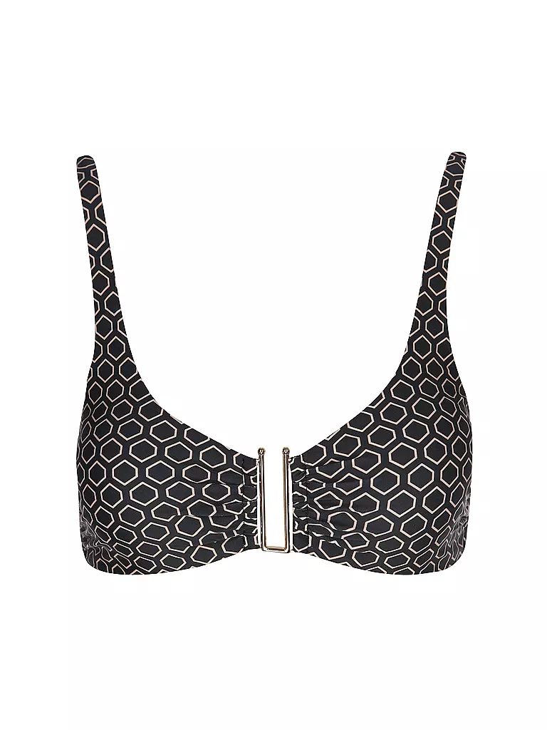 HOT STUFF | Damen Bikinioberteil mit Spange | schwarz