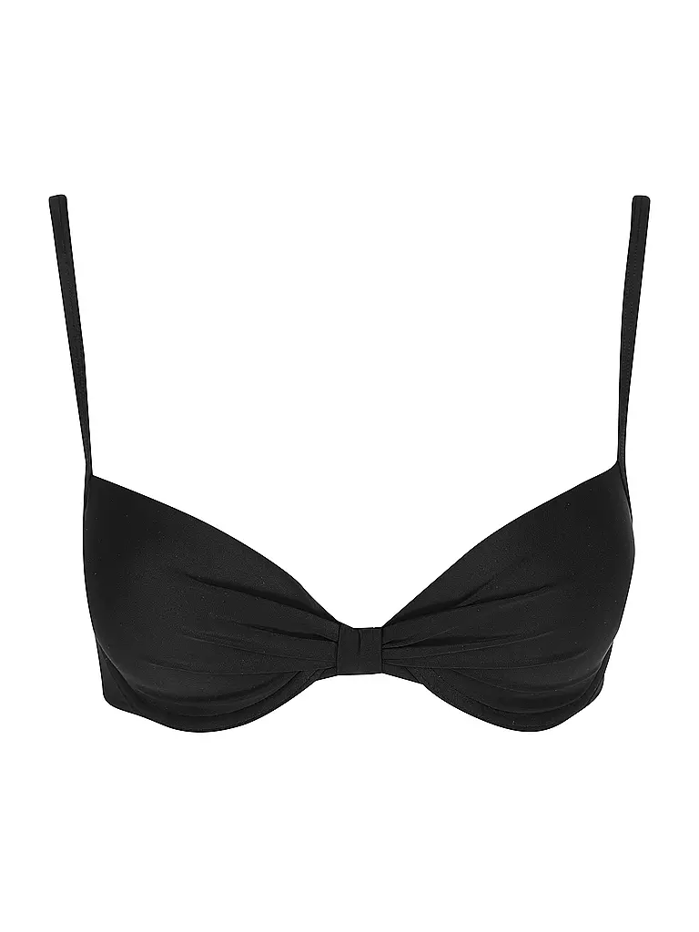 HOT STUFF | Damen Bikinioberteil Push up Solids | schwarz