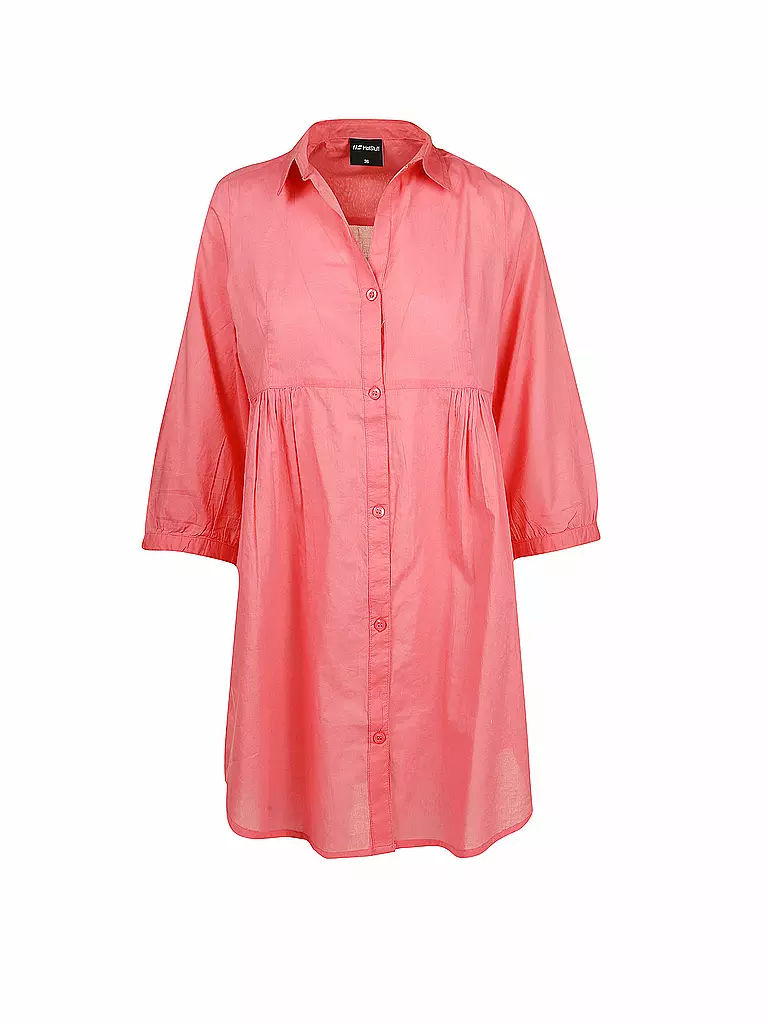 HOT STUFF | Damen Hemdblusenkleid | pink