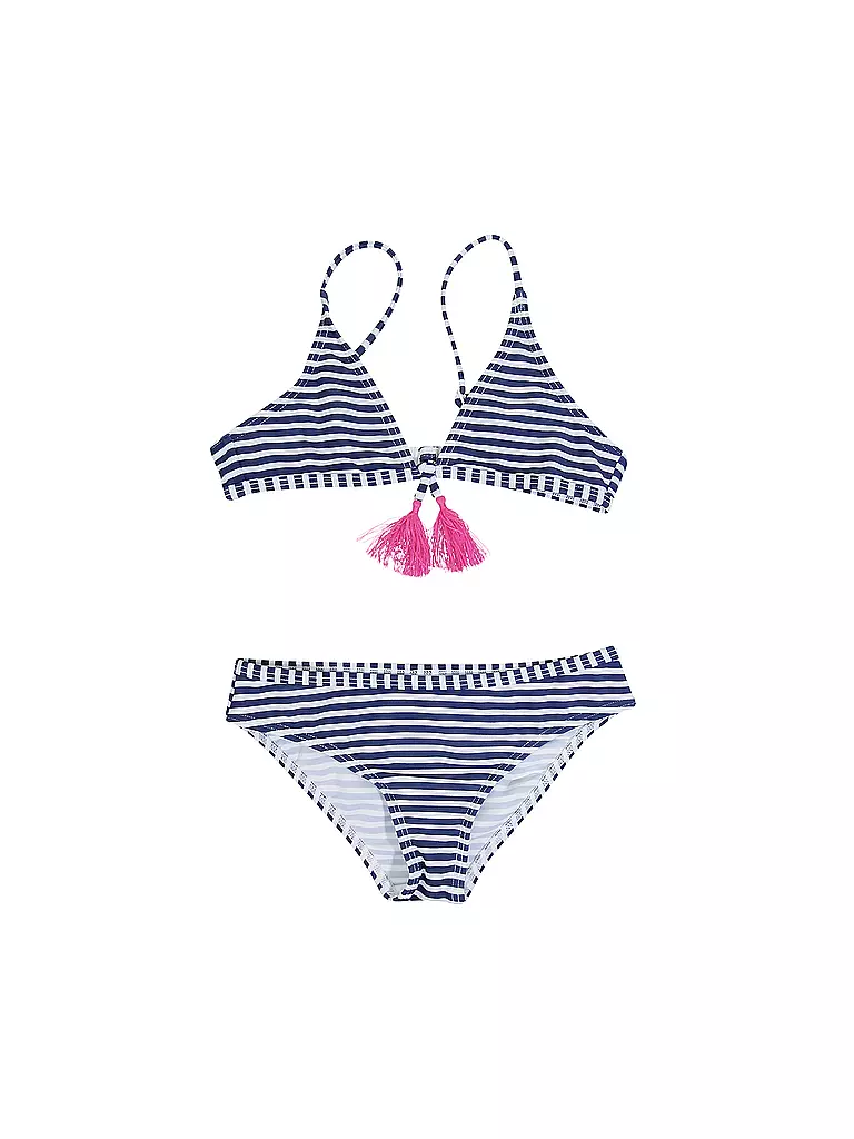 HOT STUFF | Mädchen Bikini Maritim | blau