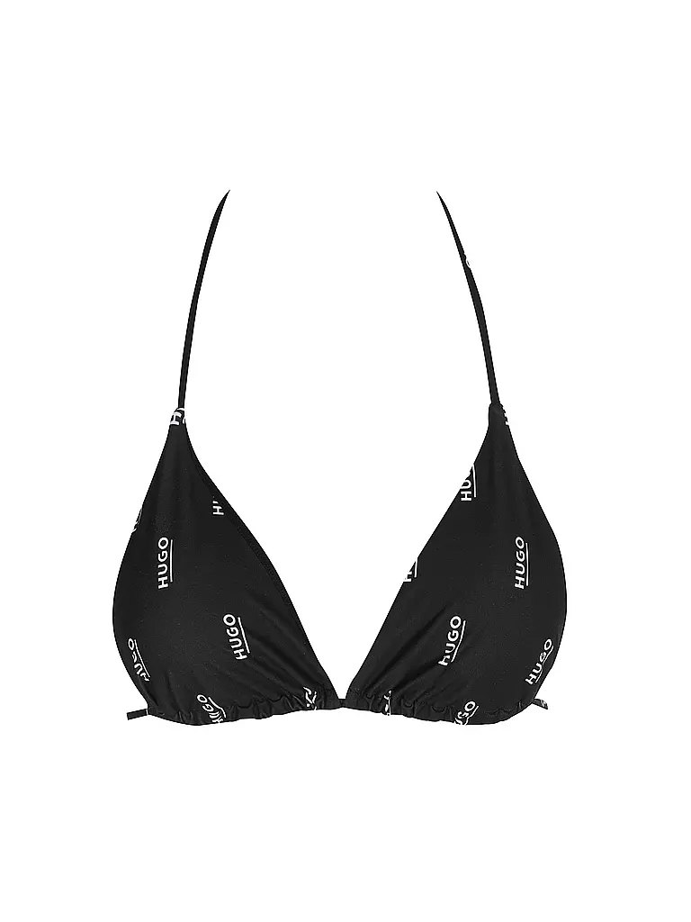 HUGO | Damen Bikiniobereteil Triangel | schwarz