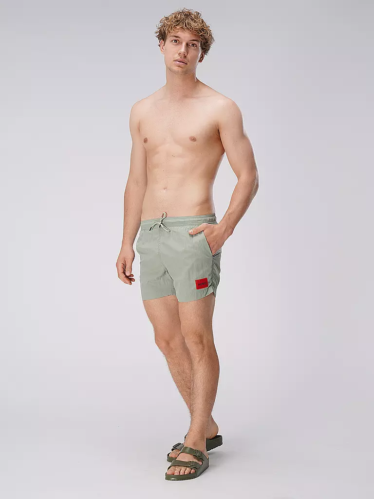 HUGO | Herren Badeshort Dominica | grau