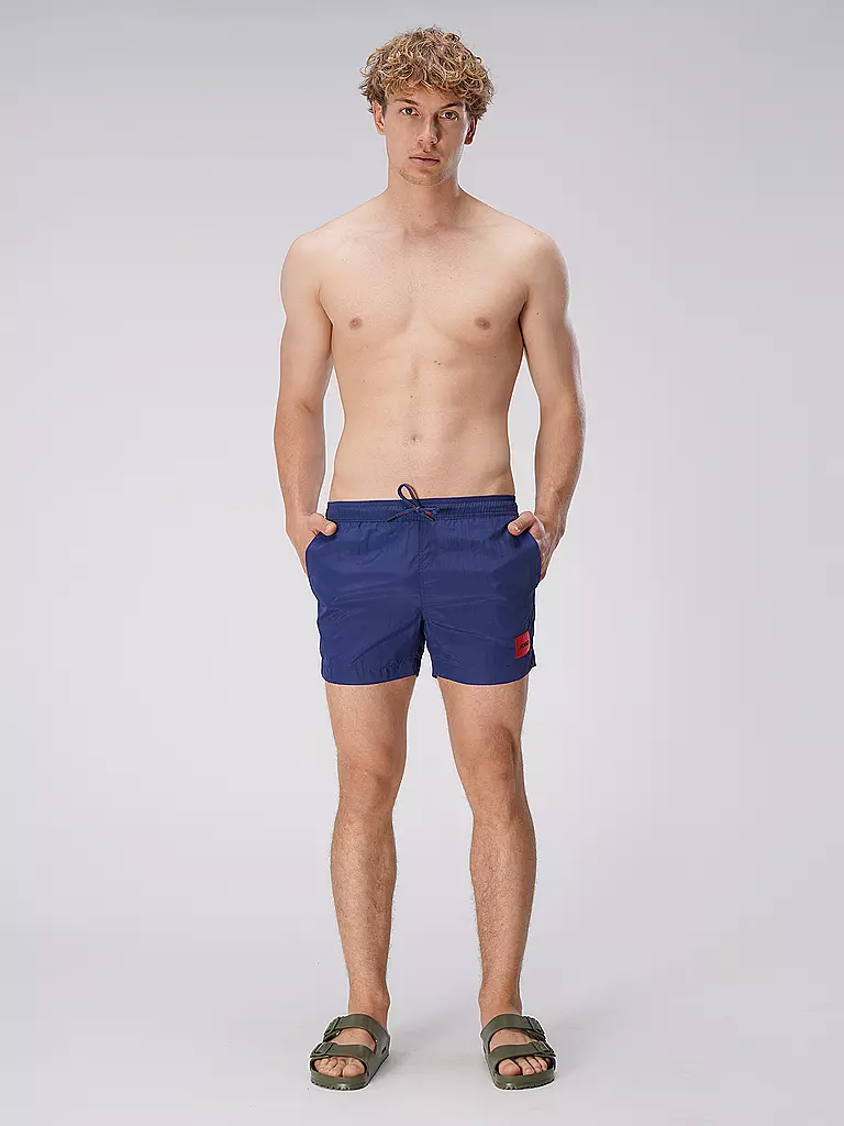 HUGO | Herren Badeshort Dominica | dunkelblau