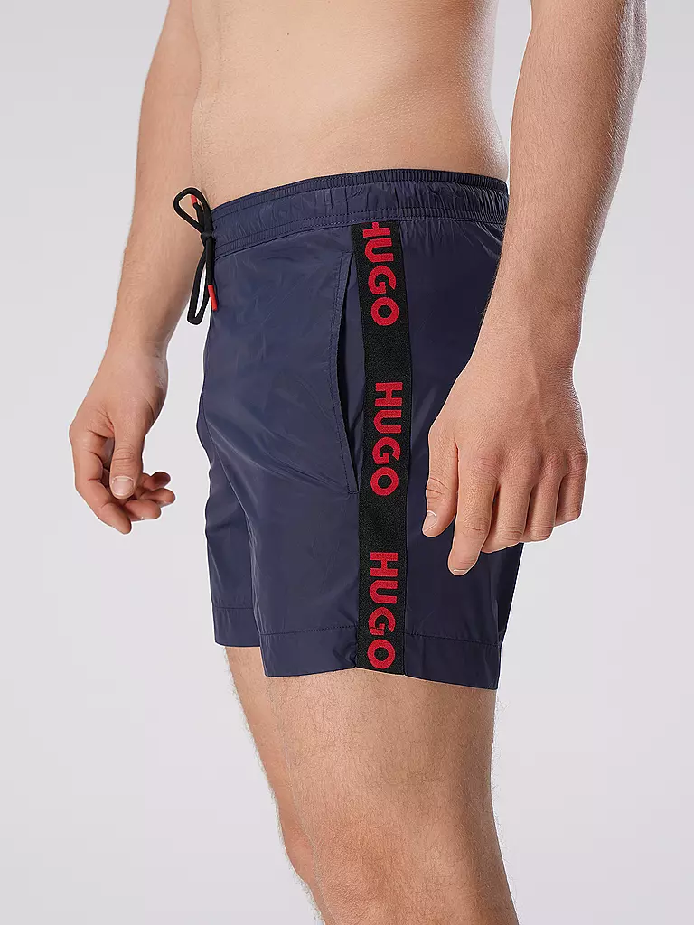 HUGO | Herren Badeshort Fab | dunkelblau