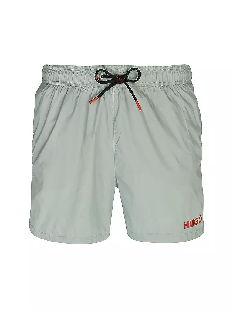 HUGO | Herren Badeshort Haiti | grau