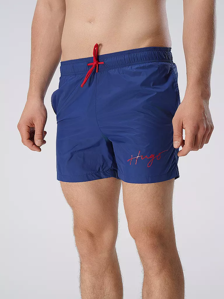 HUGO | Herren Badeshort Paol | dunkelblau