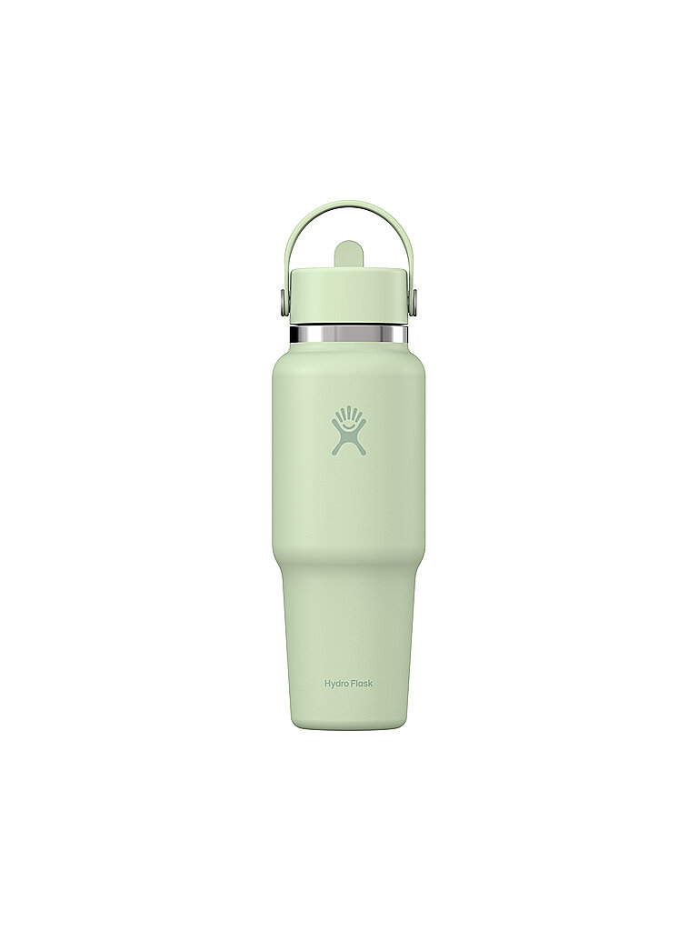 Hydro Flask HYDRO FLASK Trinkflasche 32oz Wide Mouth Travel Bottle with Flex Straw Cap hellgrün, hellgrün