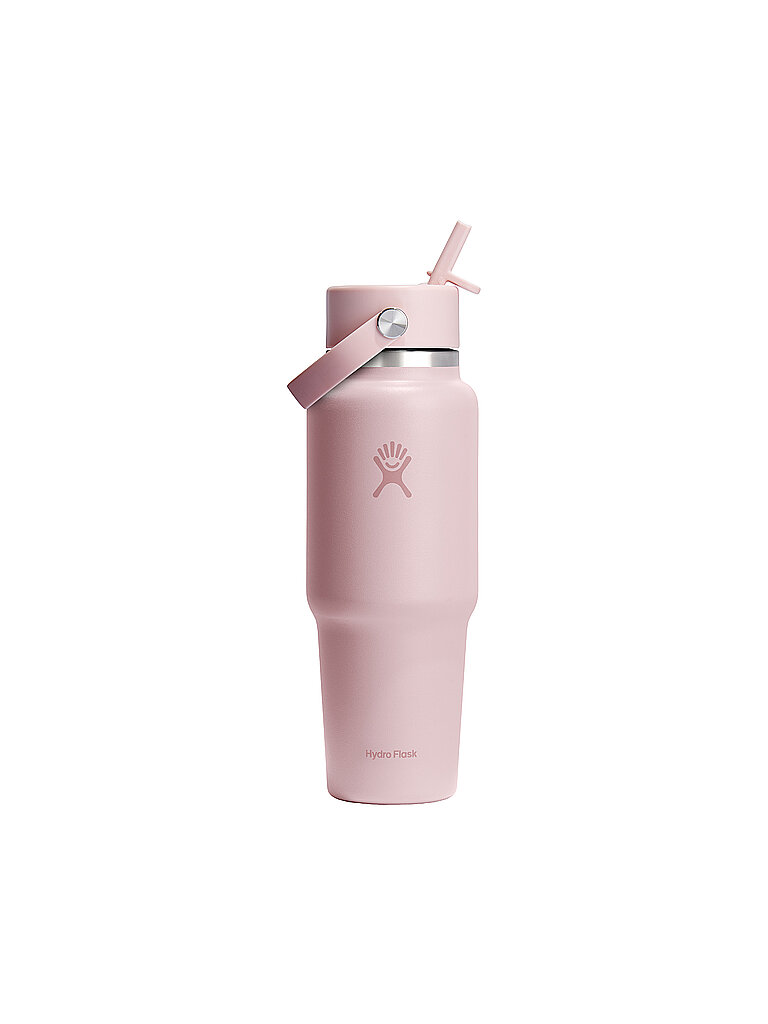 Hydro Flask HYDRO FLASK Trinkflasche 32oz Wide Mouth Travel Bottle with Flex Straw Cap rosa, rosa