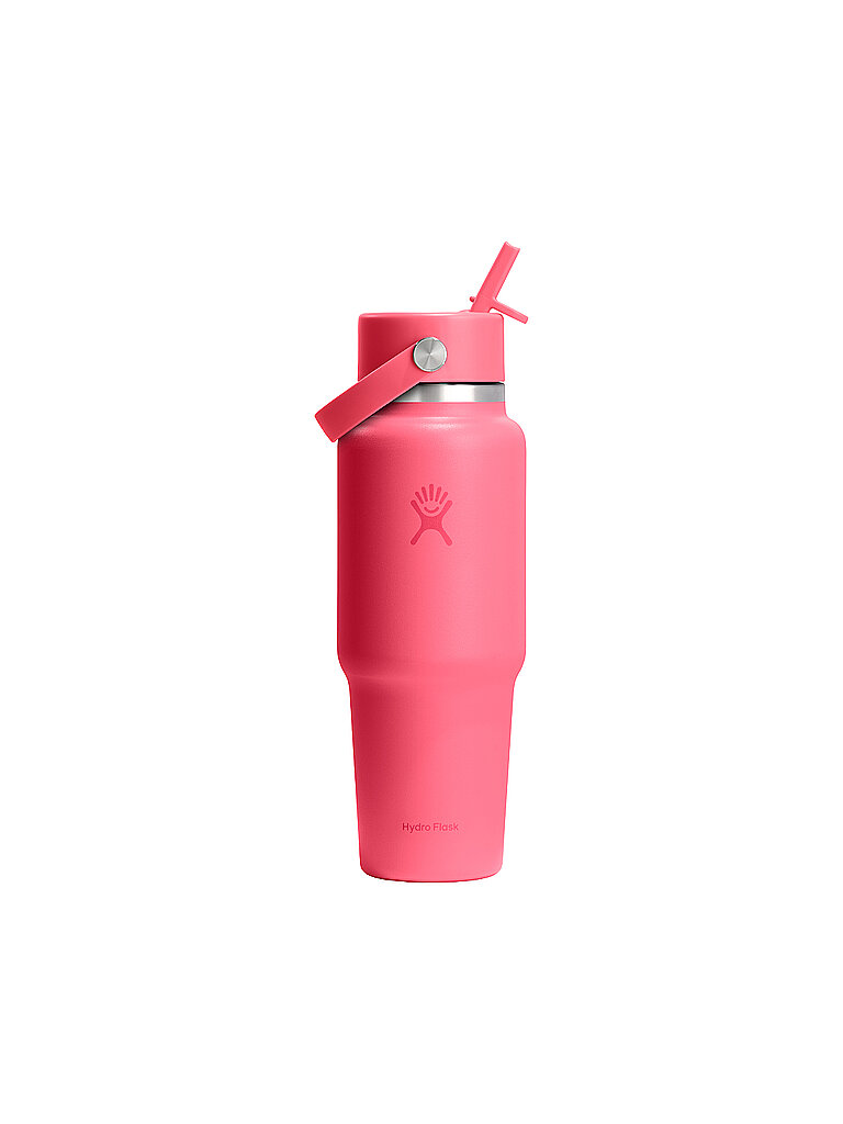 Hydro Flask HYDRO FLASK Trinkflasche 32oz Wide Mouth Travel Bottle with Flex Straw Cap pink, pink