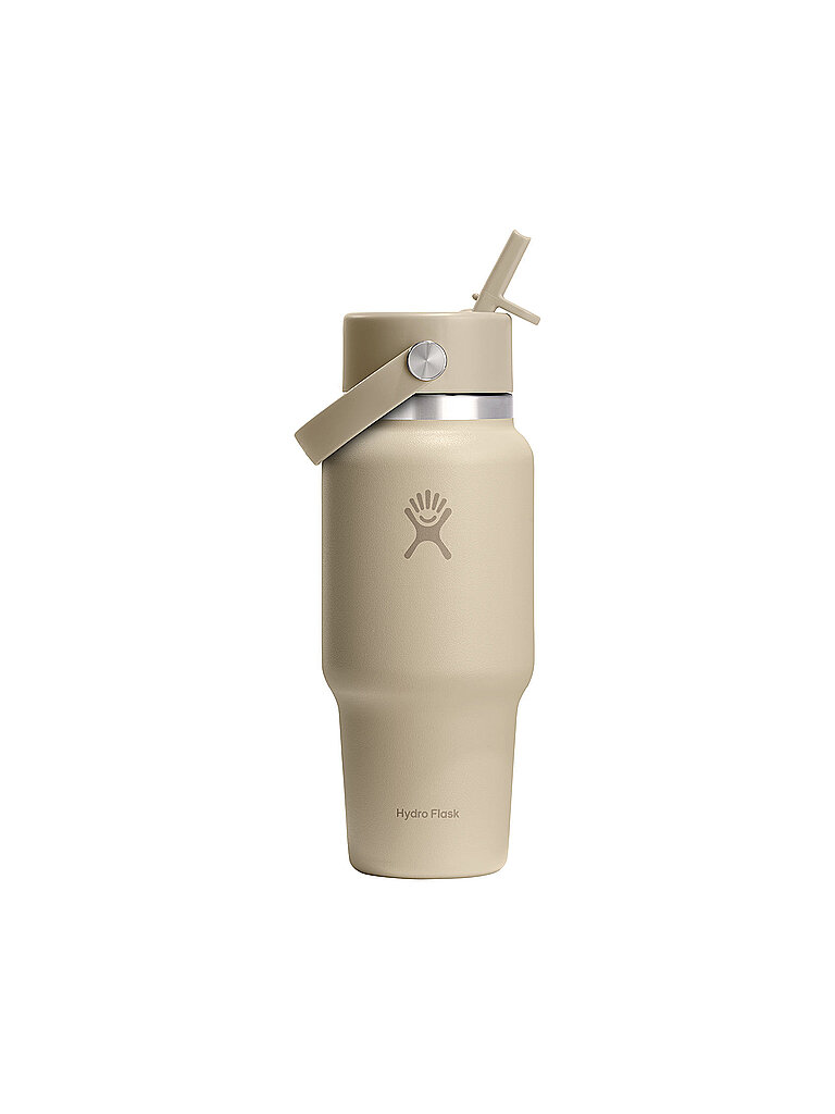 HYDRO FLASK Trinkflasche Wide Mouth Flex Straw Travel 710ml beige