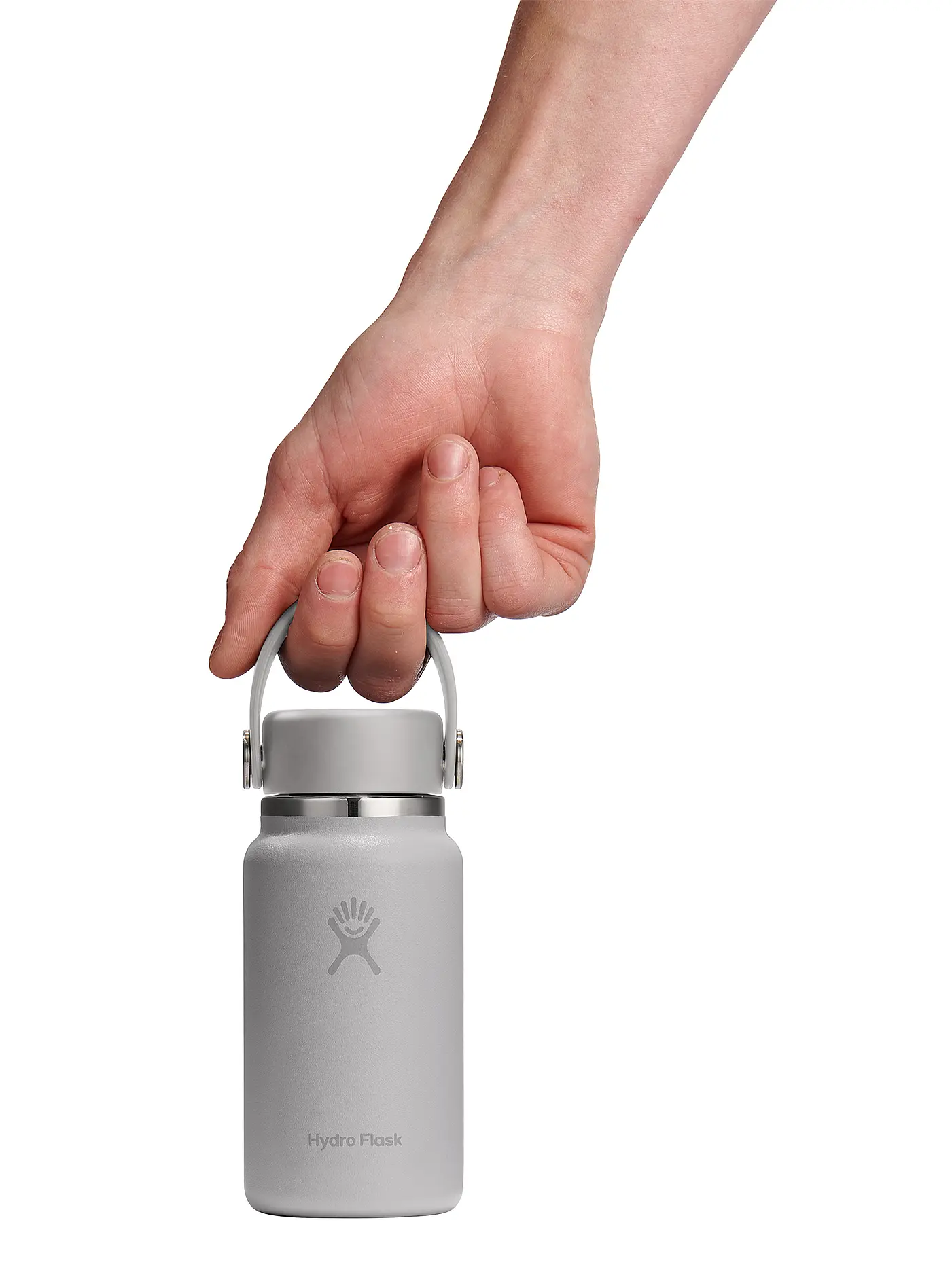 HYDRO FLASK | Trinkflasche Micro Hydro Mini 200ml | hellgrau