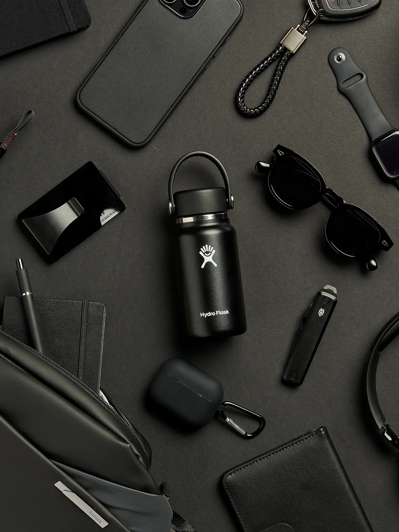 HYDRO FLASK | Trinkflasche Micro Hydro Mini 200ml | schwarz