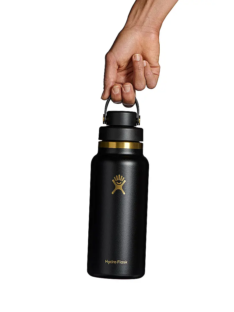 HYDRO FLASK | Trinkflasche Wide Flex Chug Cap Limited Edition 946ml | Schwarz