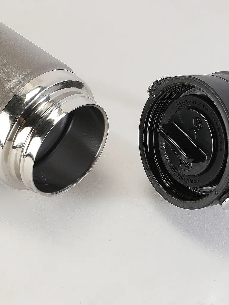 HYDRO FLASK | Trinkflasche Wide Mouth Flex Sip Lid 473ml | Hellbraun