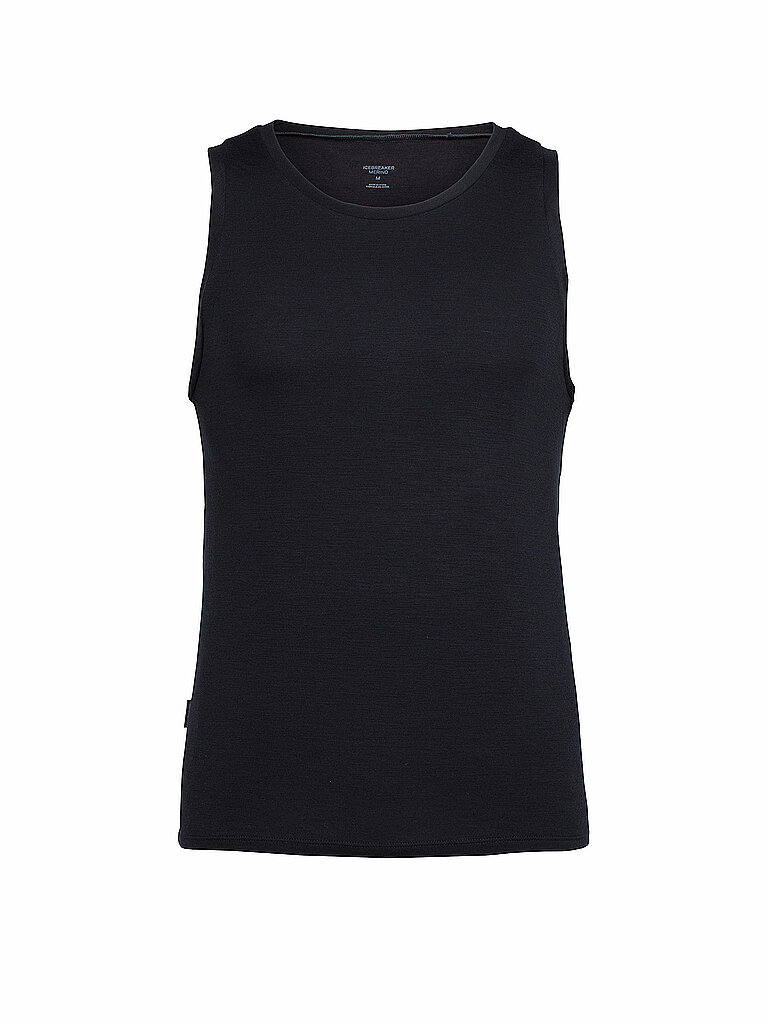 Icebreaker ICEBREAKER Herren Tanktop Anatomica schwarz | S, schwarz