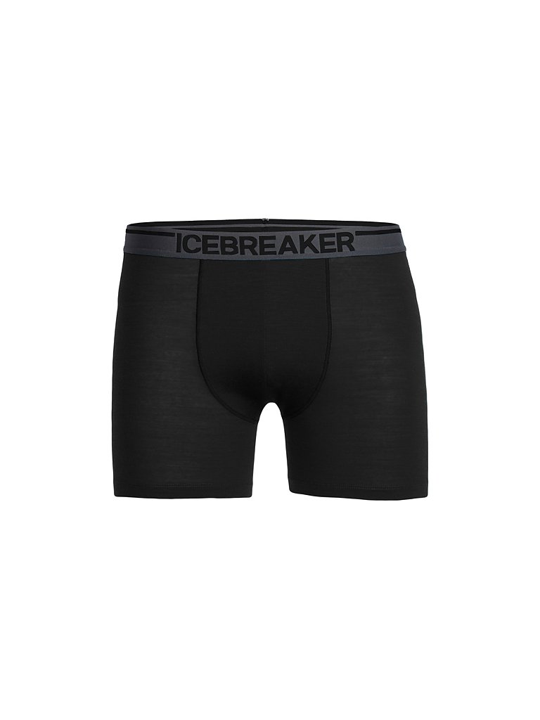 Icebreaker ICEBREAKER Herren Boxershorts Merino Anatomica schwarz | S, schwarz