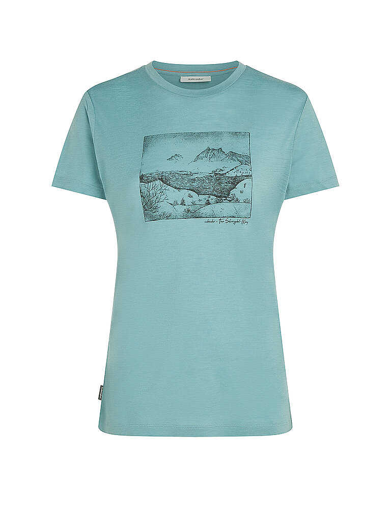 Icebreaker ICEBREAKER Damen Funktionsshirt Lake View 150 Tech-Lite mint | XS, mint
