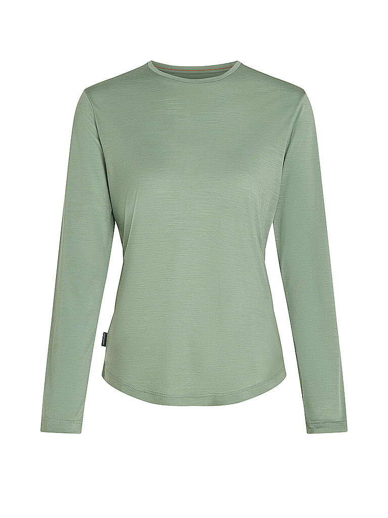 Icebreaker ICEBREAKER Damen Unterziehshirt Sphere III 125 Cool-Lite hellgrün | S, hellgrün