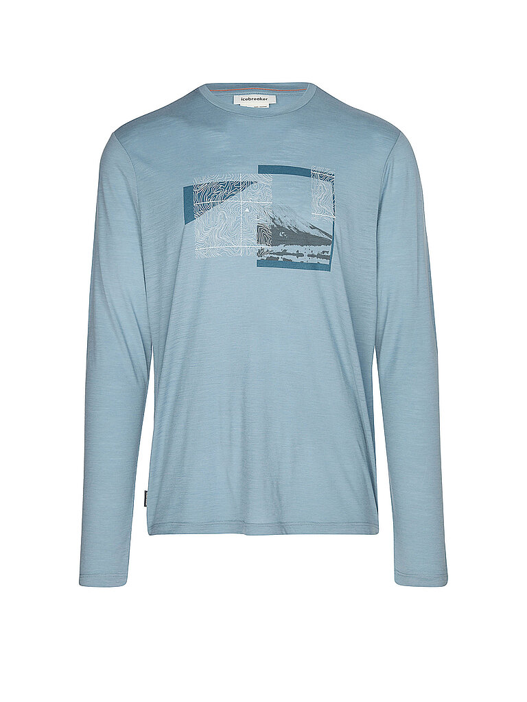 Icebreaker ICEBREAKER Herren Funktionsshirt Peak Bal 150 Tech Lite hellblau | M, hellblau