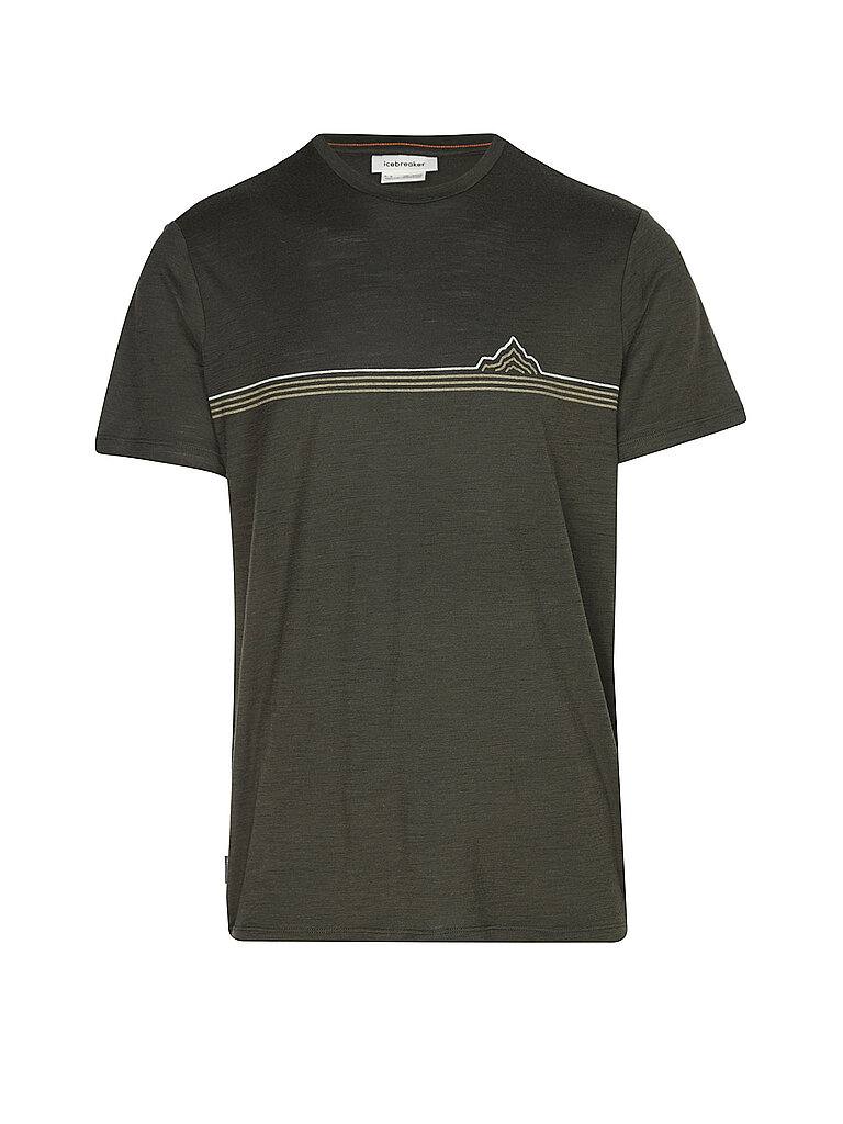 Icebreaker ICEBREAKER Herren Funktionsshirt Range Stripes 150 Tech Lite olive | S, olive