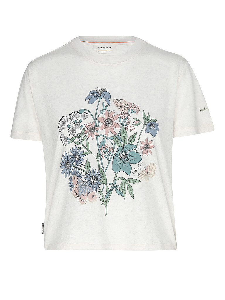 ICEBREAKER Damen Funktionsshirt Flora 150 Tech Lite beige | L